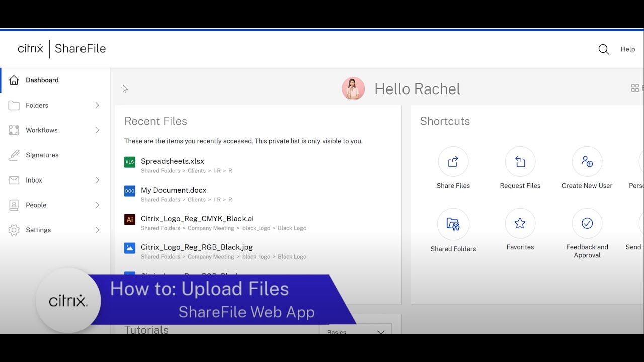 ShareFile: How to Upload Files